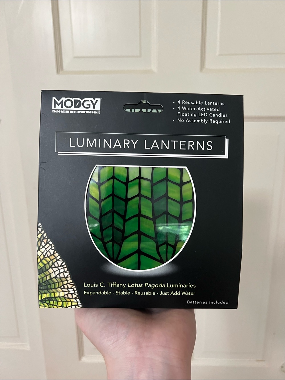 Luminary Lanterns - Tiffany Lotus Design